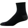 MediPeds Women's Diabetic Quarter Socks with Nanoglide, 4 Pack Casual, Black with Pink, Shoe Size: 5-10 (Pack of 4) view 4