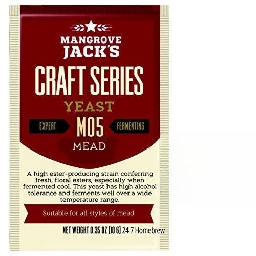 3x Mangrove Jack's Craft Series Mead Yeast M05 (10g) by Mangrove Jack
