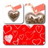 ButtonChocs Valentines Chocolate Heart - Lovehearts. Belgian Milk Chocolate Valentines Gift & Mothers Day Gift. view 2