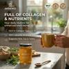 Protein-rich organic bone broth from chicken, and 28 g natural protein per glass, 12 x 350 ml bone broth, suitable for ketogenic diet and low carb diet, 20 hours, contains collagen view 2