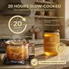 Protein-rich organic bone broth from chicken, and 28 g natural protein per glass, 12 x 350 ml bone broth, suitable for ketogenic diet and low carb diet, 20 hours, contains collagen view 3