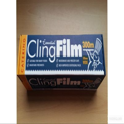 300mm x 300m Kitchen Catering Cling Film Wrap 2pk