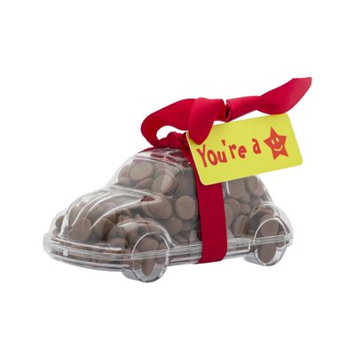 ButtonChocs You're A Star Chocolate Car Belgian Milk Chocolate Thank You Gift. Well Done Gift. Exam Gift.