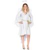 TecTake dressforfun Womens costume sexy x-mas angel | Beautiful dress, modern look, short in the front, longer in the back | Sexy bust ruffles (XL | No. 300433) view 1