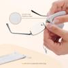 (2.50 - Power, 3 Pack Gunmetal) - Reading Glasses _ Best 3 Pack Gunmetal for Men and Women _ Have a Stylish Look and Crystal Clear Vision When You Need It _ Comfort Spring Arms & Dura-Tight Screws _ 180 Day 100% Guarantee + 2.50 view 4