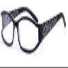 4sold Slim Reading Leaves Glasses 0.00 +0.50 +0.75 1.00 +1.5 +2.00 +2.5 +3.5 +4.00 brand (Black, 2.50) view 1