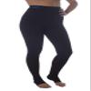 CzSalus Flat Weave Slimming Compression Leggings, 18-21 mmHg , for Lipedema-Lymphedema - Black - Large view 1