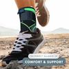 Actesso Sports Ankle Sleeve with Strap - the Ultimate Support for Sprains and Sports Injury (Small) view 2