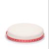 Bizzibeans Iced Christmas Fruit Cake Moist Brandy-Soaked Xmas Fruitcake Fondant Icing Snowflakes & Hand Rolled Marzipan for Xmas Vegetarian & Dairy Free Serves 20 Round, 8, Approx 2.5kg view 1