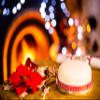 Bizzibeans Iced Christmas Fruit Cake Moist Brandy-Soaked Xmas Fruitcake Fondant Icing Snowflakes & Hand Rolled Marzipan for Xmas Vegetarian & Dairy Free Serves 20 Round, 8, Approx 2.5kg view 3