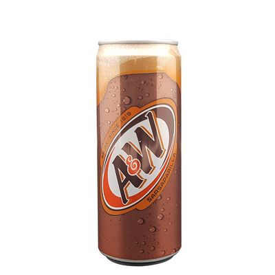 A & W Sarsaparilla (Root Beer) - 12 x 330ml Cans