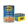 BUSH'S BEST Canned Garbanzo Beans (Chickpeas) (Pack of 12), Source of Plant Based Protein and Fibre, Vegetarian, Low Fat & Gluten Free, 16 oz