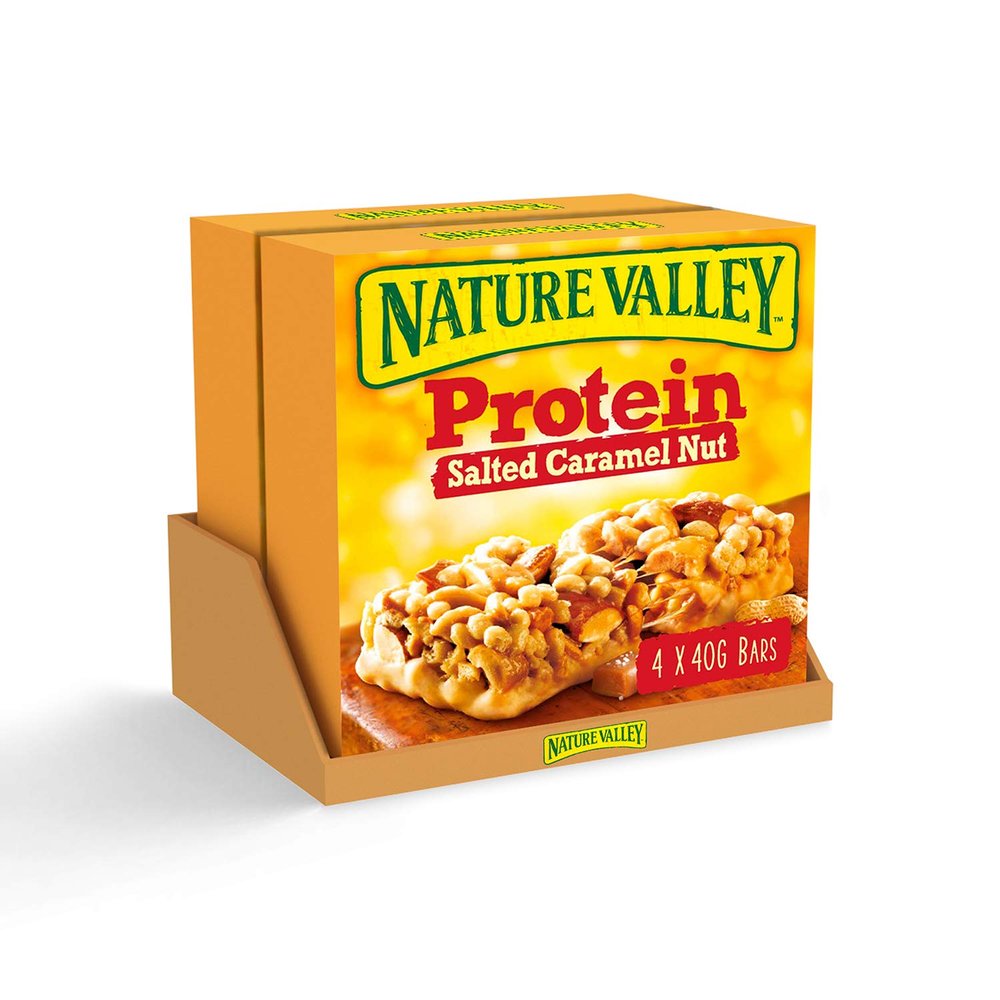 Nature Valley Protein Salted Caramel Nut, 40 g, Pack of 8
