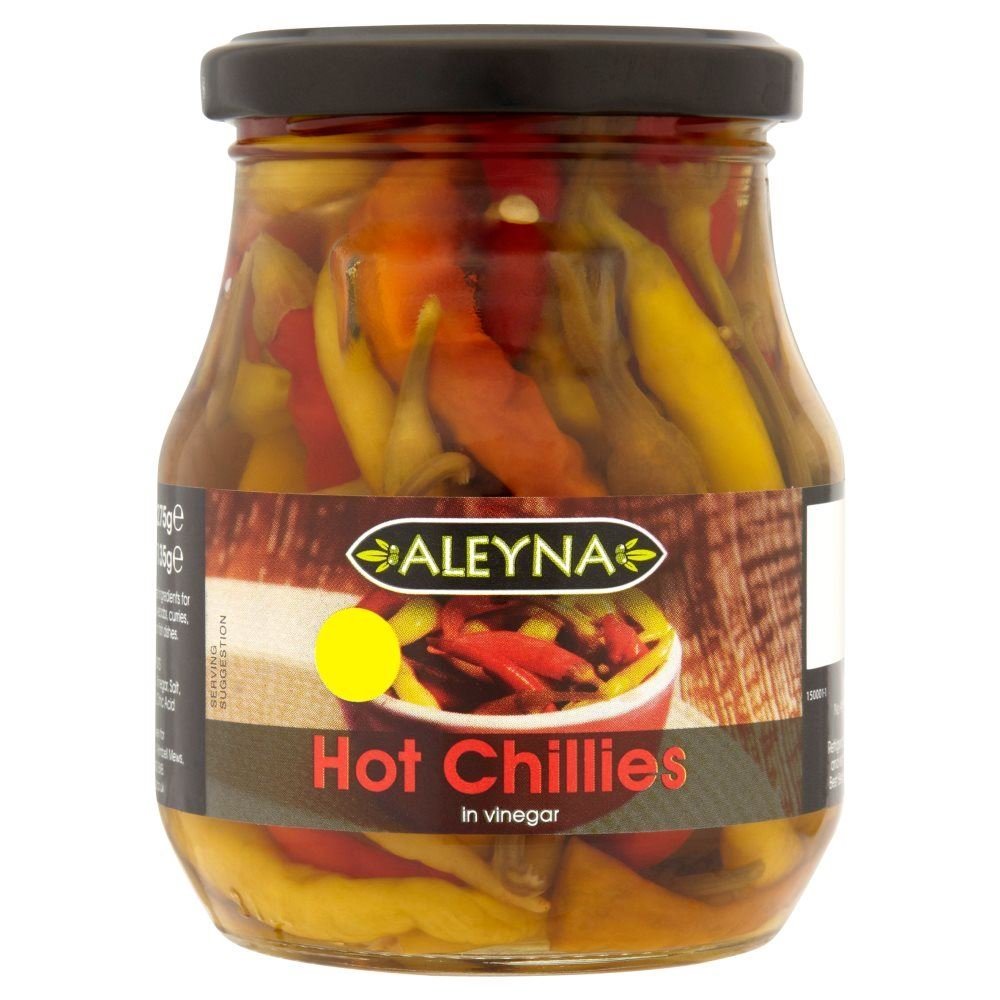 Aleyna - Red Chillies in Vinegar - 275g (Pack of 2)