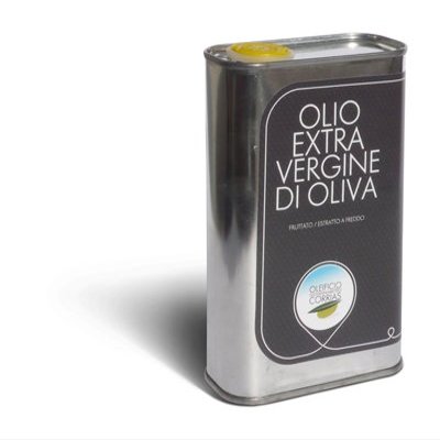 3 l - Extravirgin Olive Oil of Montiferru - Sardinia. Made by Oleificio Corrias, Riola. Oil Produced in The Territories Suited for Olive Cultivation of Montiferru, Varieties Bosana and Semidana