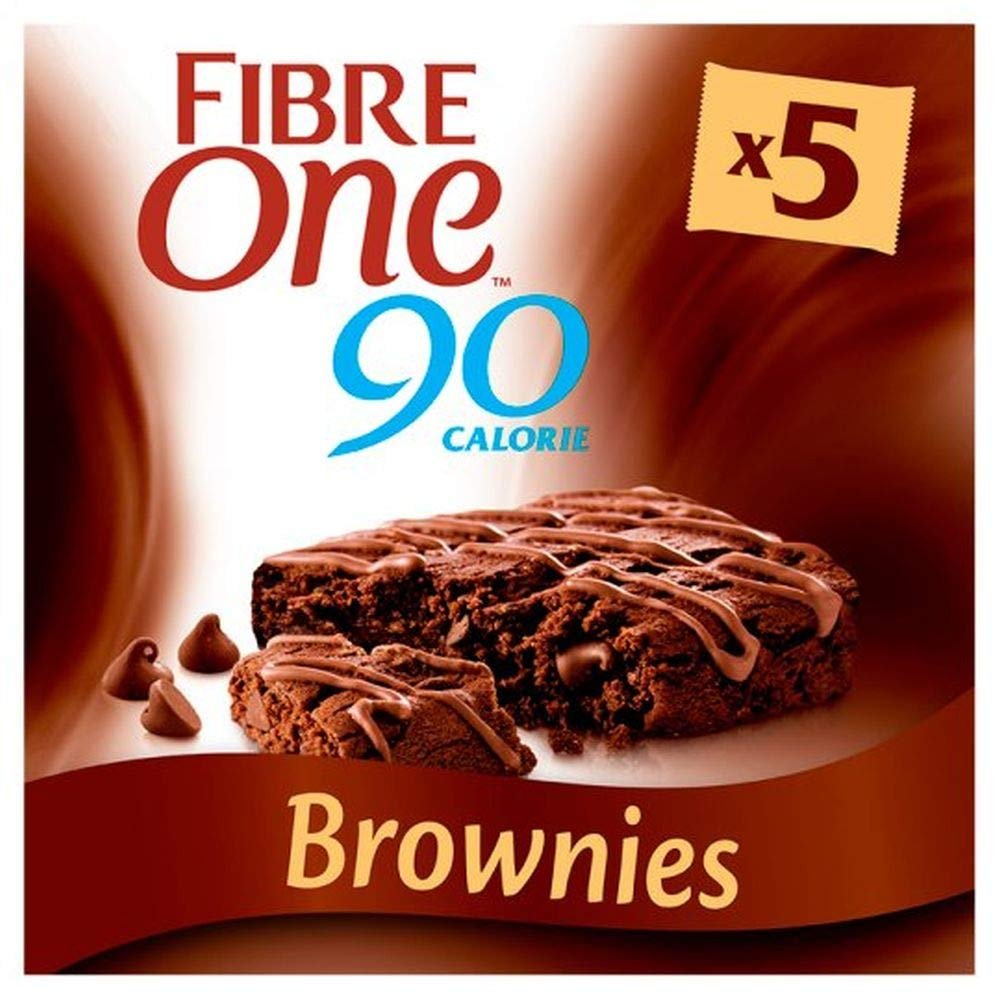 Fibre One 90 Calorie Chocolate Fudge Brownie Bars 5x24g