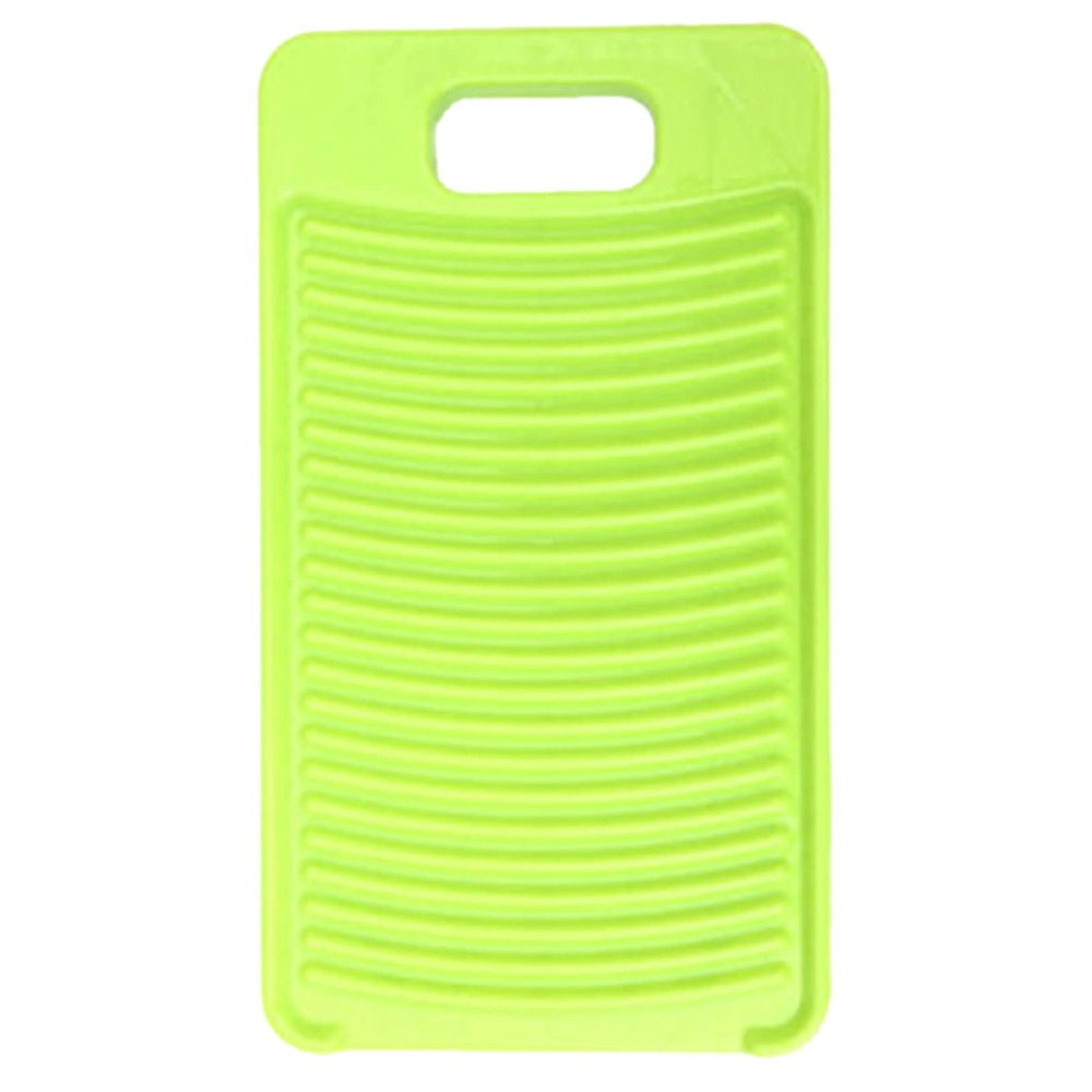 MZD Plastic Mini Washboard Washing Board for Kids Shirts Clean Laundry Lime (Green)