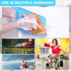 MZD Plastic Mini Washboard Washing Board for Kids Shirts Clean Laundry Lime (Green) view 4