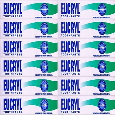 24 Packs of Eucryl Freshmint Smokers Toothpaste 50ml