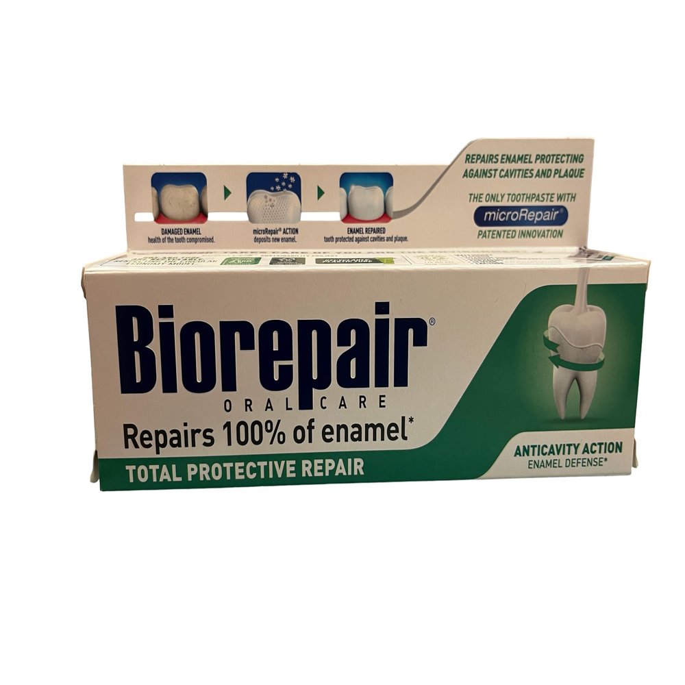 Biorepair: Total Protective Repair Toothpaste with microRepair * 2.5 Fluid Ounce (75ml) Tube * [ Italian Import ] by Biorepair