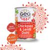 Geo Organics Chickpea & Lentil Dahl 400g (Pack of 1) | Organic Vegan Side Dish for Curry | Mild Spice | Certified Organic & Gluten-free Healthy Food | Suitable For Vegetarians & Vegans view 2