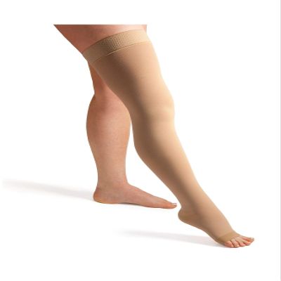 ActiLymph Thigh Length Stockings Class 1 18-21mmHg L Sand