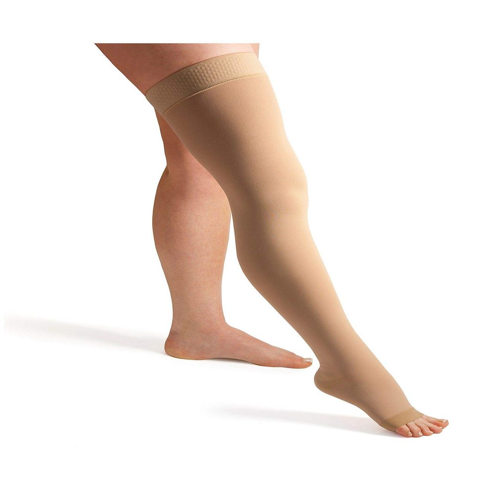 ActiLymph Thigh Length Stockings Class 1 18-21mmHg L Sand