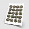 Otter - 20 x 5cm Personalised Edible Cupcake Toppers on Premium Icing view 2