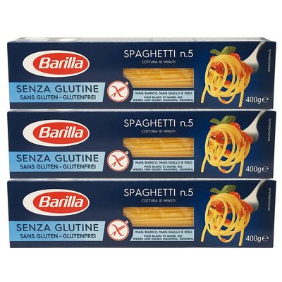 3X Barilla Spaghetti 400g Senza Glutine Gluten-Free Pasta Noodles Health Food!