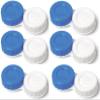 6 X Standard Screw Top Contact Lens Soaking Storage Case With L and R Caps (CE & FDA Approved) view 1