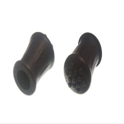 10 Of Walking Stick Crutch Frame Ferrule Black Rubberised 1/2 Inch 13Mm Id by DIRECT HARDWARE by DIRECT HARDWARE