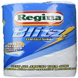 Regina Blitz 3Ply Xl Sheets (Total 600 Sheets) by Regina