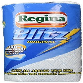 Regina Blitz 3Ply Xl Sheets (Total 600 Sheets) by Regina