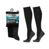 35 Below Compression Socks 1 Pair in Black; Size Large - 2-in-1 Compression & Warming Socks - Aluminized Thread with Aerospace Fabric Technology view 1