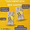 20 handkerchiefs (2 packs of 10) beee happy bee view 4