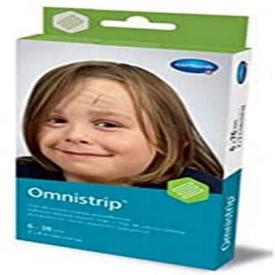 OMNISTRIP 6 x 38 mm, 12 Strips,Black/White