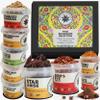 Nature Kitchen Thai Gourmet Spice Seasoning Selection Mix Gift Set. 9X Gluten-Free Herbs and Spices for Cooking Recipes, Tom Yum, Noodles, Pad Thai. Including Chilli, Kaffir Lime Leaves, Lemongrass view 1
