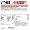 VIT HIT IMMUNITEA - 12 x Dragonfruit + Yuzu + Ceylon Tea | Vegan, Low Sugar, Low Calories, Vitamin Drink | 100% RDA of 8 Vitamins (500ml x 12 Bottles) view 2