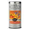 The Republic of Tea Ginger Peach Chocolate Truffle Black Tea, 50 tea bags in a pretty metal tin - black tea with ginger, peach and chocolate flavour view 2