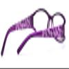 4sold Slim Reading Leaves Glasses 0.00 +0.50 +0.75 1.00 +1.5 +2.00 +2.5 +3.5 +4.00 brand (Dark Pink, 0.50) view 3