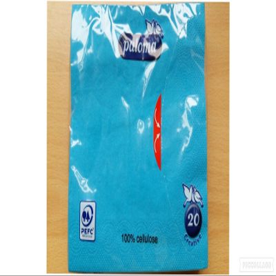 3 ply Napkins 33x33cm/13"x13" AquaBlue 20pk