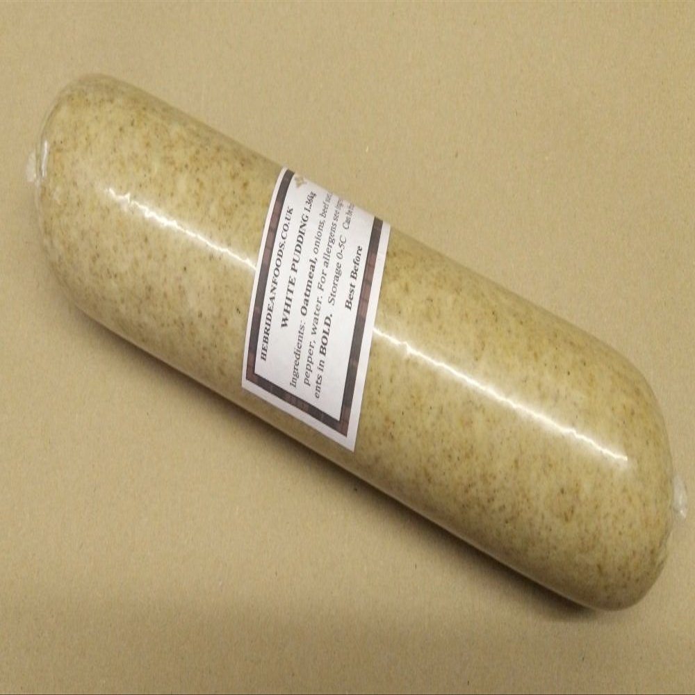 Hebridean Foods Traditional Scottish White Pudding 1.3 kg