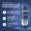 NIVEA MEN Protect & Care - Moisturising Men Shaving Foam - Beard Care - Enriched With Aloe Vera & Pro-Vitamin B5 - Smooth Glide & Close Shave - 25% Recycled Can - For Dry Skin - Pack 200 ml x 6 view 2