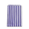 100x Purple Small Candy Stripe Paper Bags Sweet Favour Buffet Gift Shop Party Sweets Cake Wedding view 1