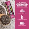 Mini and Big Flapjacks Pack - Chia Seeds - Energy Bar - Healthy Snack Bar - Running, Gym and Cycling Energy - Nut Free - Lunchbox Snack (Berry) view 2