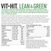 VIT HIT Lean & Green - 12 x Apple + Elderflower + Mate Tea + L-Carnitine | Vegan, Low Sugar, Low Calories, Vitamin Drink | 100% RDA of 8 Vitamins (500ml x 12 Bottles) view 2