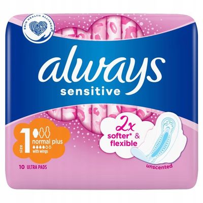 Always Sensitive Ultra Normal Plus Pads with Wings 10pcs