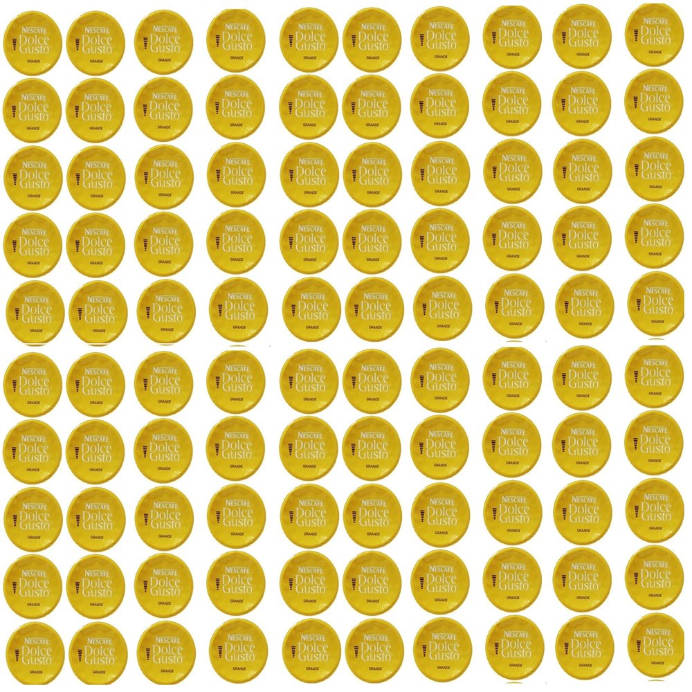 100 x Nescaf Dolce Gusto Grande Coffee Pods, 100 Capsules