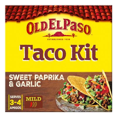 Old El Paso Garlic & Paprika Crunchy Taco Kit 308g