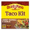 Old El Paso Garlic & Paprika Crunchy Taco Kit 308g view 1